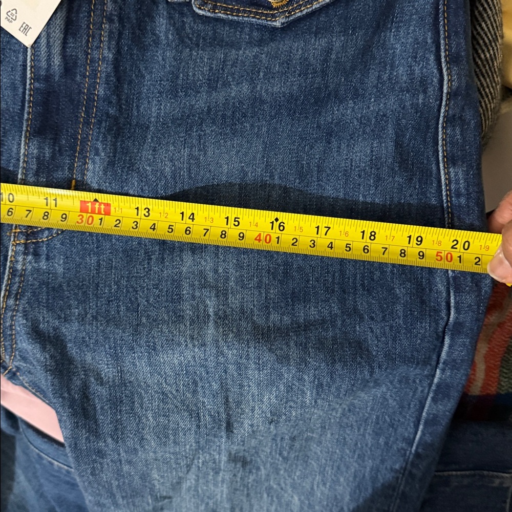 Zara Blue Flare & Wide Leg Jeans - Picture 6 of 7